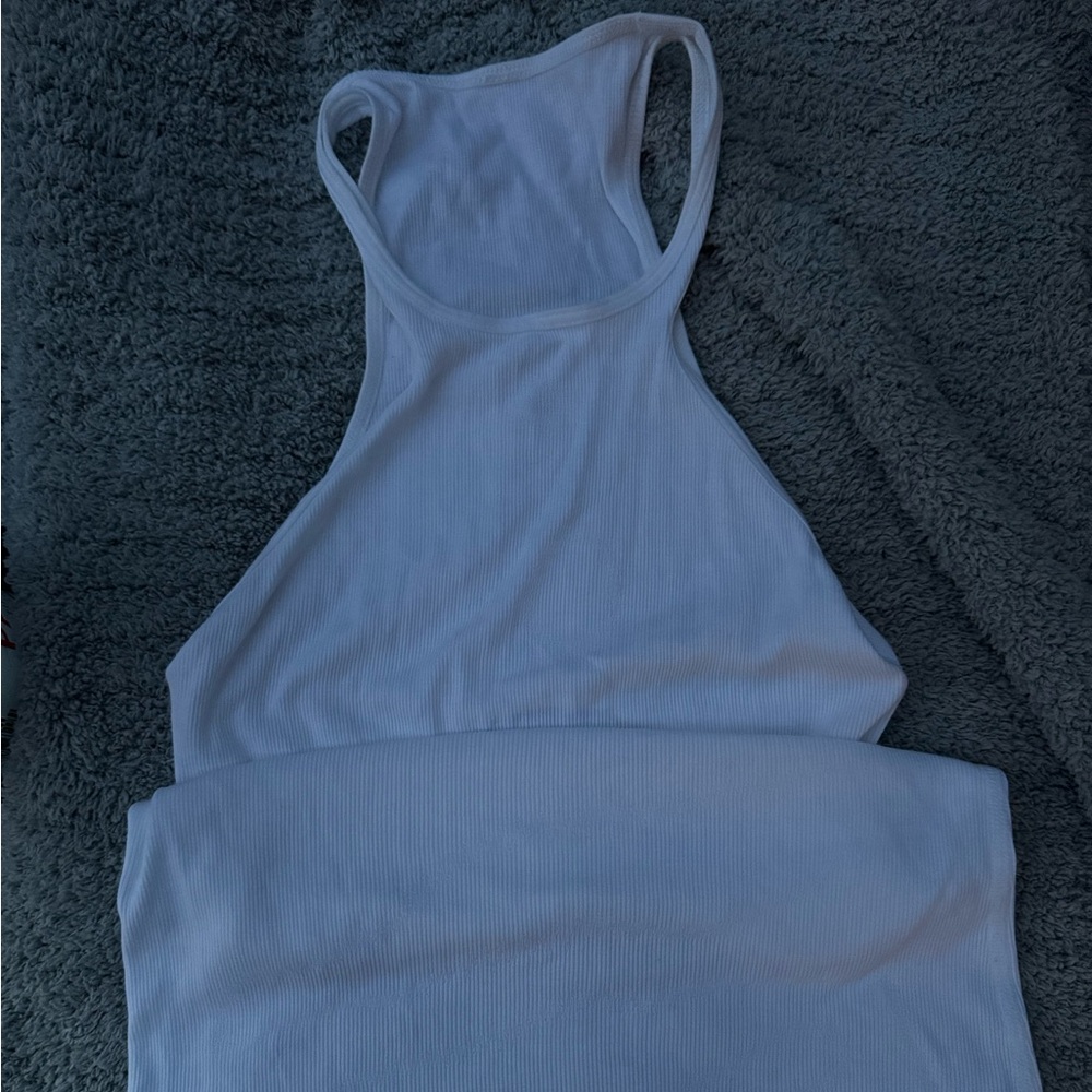 Lululemon White Ribbed Tank - Picture 10 of 10